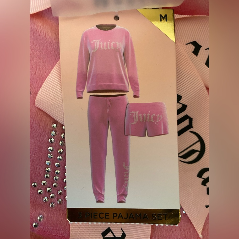 Juicy Couture Pink Pajama Set (M)